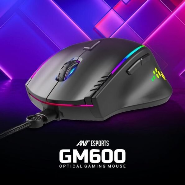 Ant Esports GM600 Wired Optical Gaming Mouse.