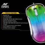 Ant Esports GM610 Crystal RGB Wired Gaming Mouse. 1(1)