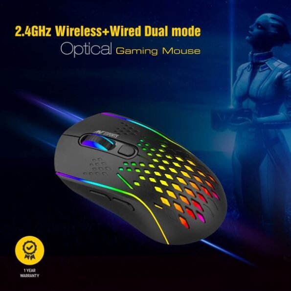 Ant Esports GM700 RGB  Wireless Gaming Mouse