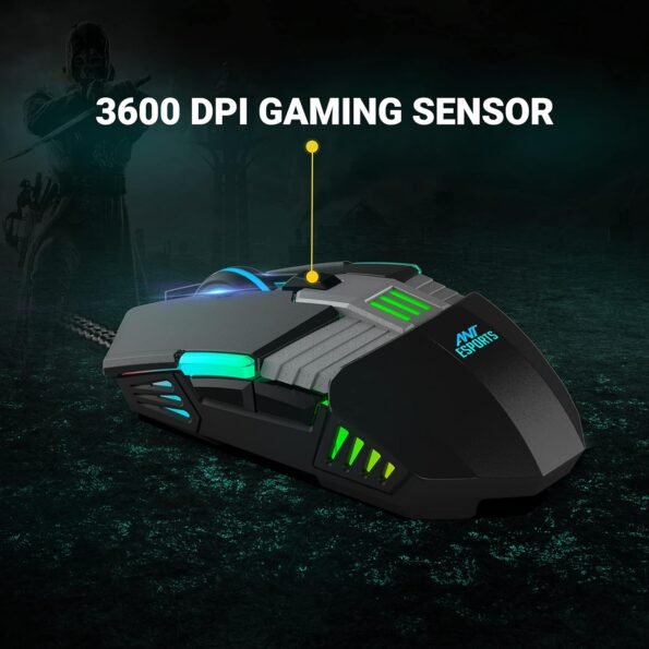 Ant Esports GM90 wired Gaming Mouse.