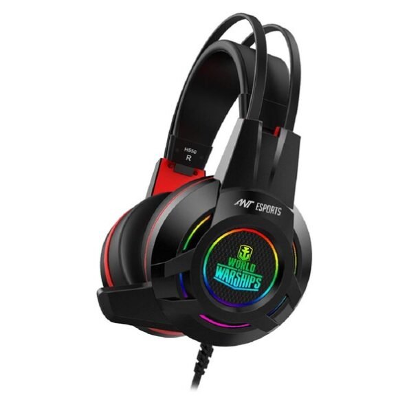 Ant Esports Gaming Headset H550W - Black - World of Warship.