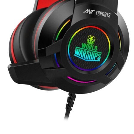 Ant Esports Gaming Headset H550W - Black - World of Warship.