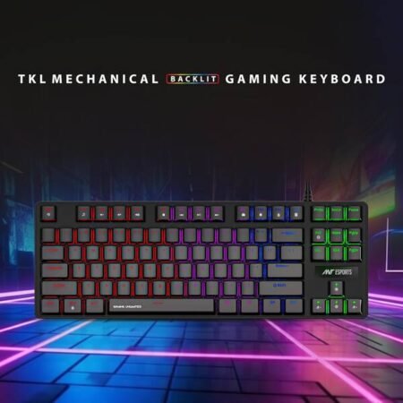 Ant Esports Gaming Keyboard MK1000 Mechanical Multicolor LED Backlit Wired