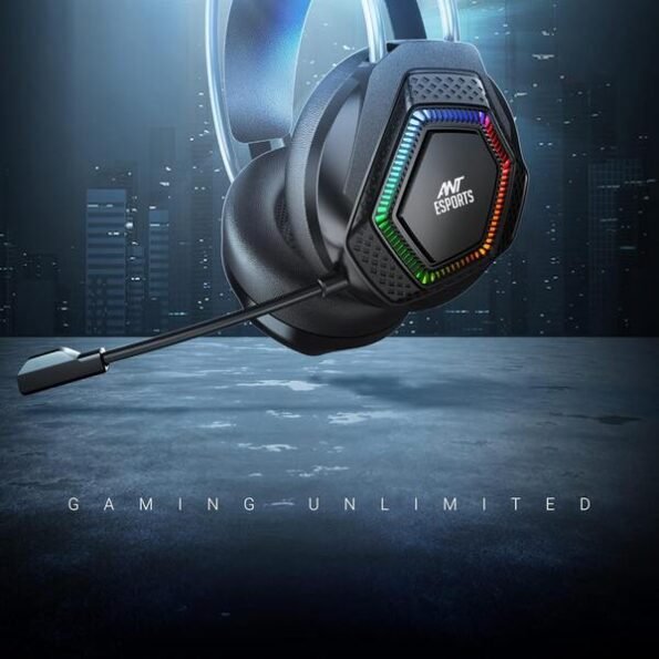 Ant Esports H560 RGB Gaming Headset - Black