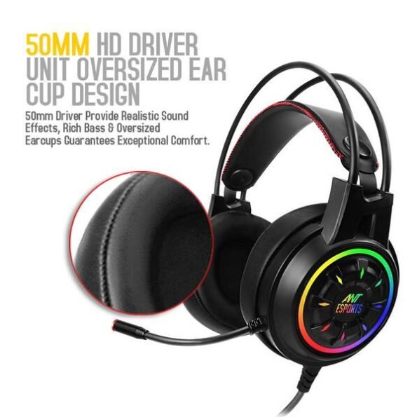 Ant Esports H707 Gaming Headset (RGB)