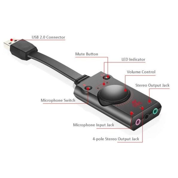 Ant Esports USB 7.1 HD surround sound card