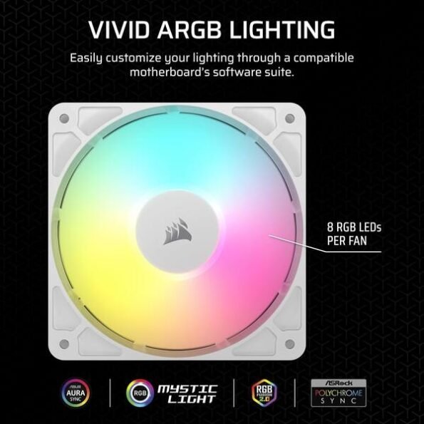 CORSAIR RS120 ARGB 120mm ARGB Fan Triple Pack