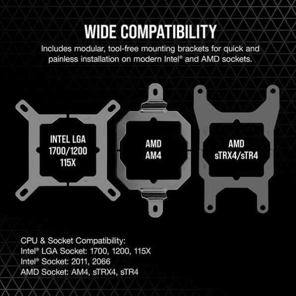 CORSAIR iCUE H150i ELITE 360mm Radiator, Liquid CPU Cooler