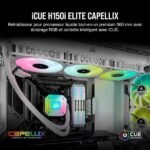 CORSAIR iCUE H150i ELITE White, 360mm Radiator, Liquid CPU Cooler 5(1)