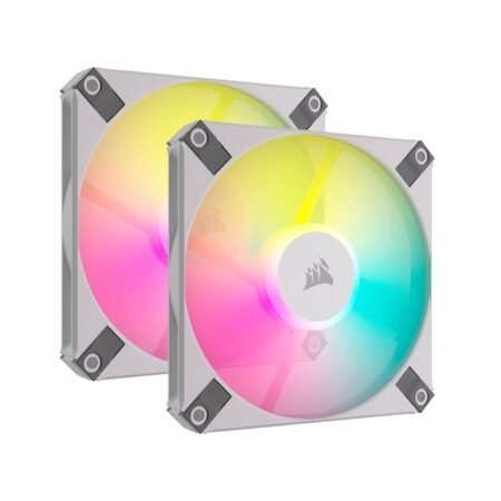 Corsair AF120 RGB SLIM 120mm Fan Dual Pack White