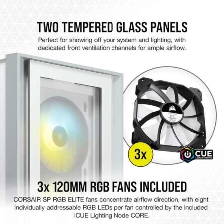 Corsair Chassis 3500X RGB Tempered Glass Mid-Tower