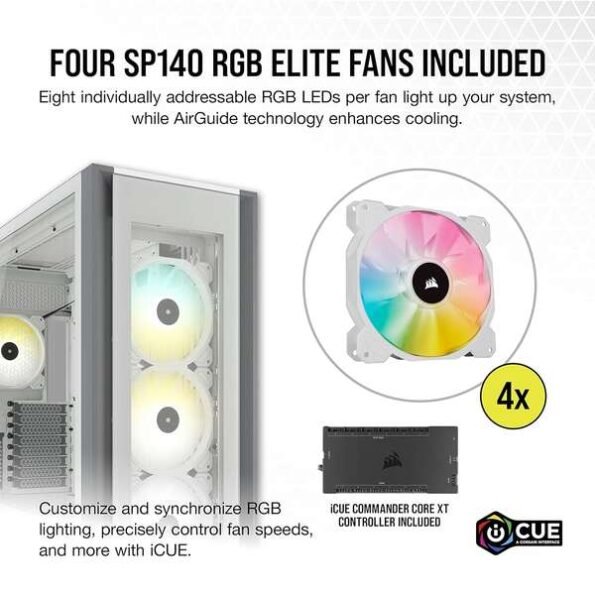 Corsair iCUE 7000X RGB Glass Full Tower Smart Case