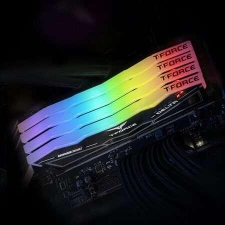 T-FORCE DDR5 Delta RGB Kits Black 6000MHz 32GBx2 RAM