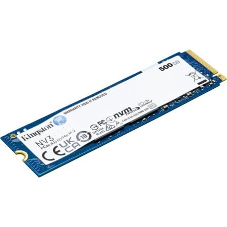 Kingston NV3 NVMe PCIe 4.0 M.2 Internal 500GB SSD