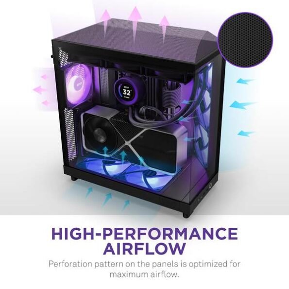 NZXT Chassis H6 Flow RGB Compact