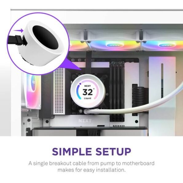 NZXT Kraken Elite 360 RGB - 360mm AIO liquid cooler white