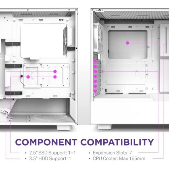 NZXT Chassis H Series H5 (2023) Flow RGB ATX