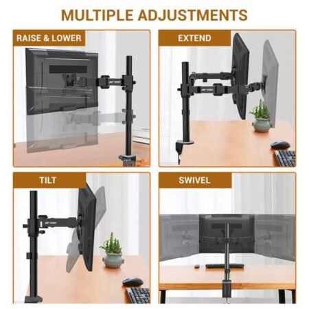 Ant Esports Pole Held Articulation Single Monitor Arm