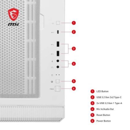 MSI MPG VELOX 100R White