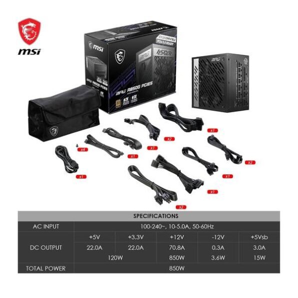 MSI MPG A850G PCIE5