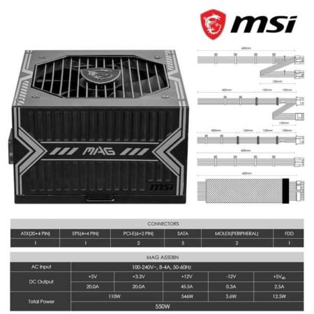 MSI MAG A550BN