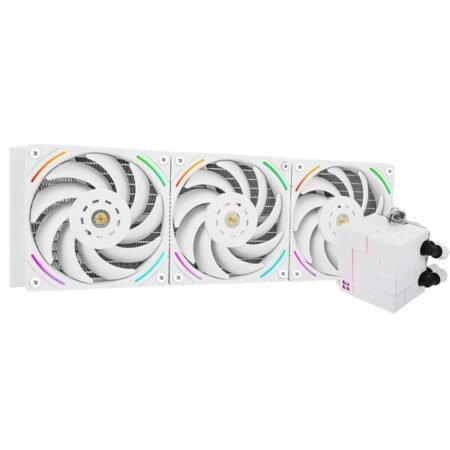 Thermalright Core Matrix 360 White with 3 PWM Fans, Water Pump Speed is 2150RPM, S-FDB Bearing, for AMD AM4 / AM5, Intel LGA1150 / 1151/1200 / 1700/2011 (White)