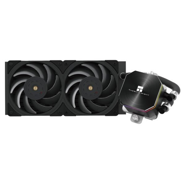 Thermalright Frozen Edge 240 Black Liquid CPU Water Cooler with 120mm PWM Fan,240 Black Cold Row Specification,Integrated Water-Cooler Heatsink for AMD/AM4/AM5,Intel LGA1700/1150/1151/1200/2011