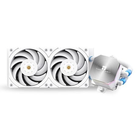 Thermalright Frozen Edge 240 White CPU Water Cooler with PWM Fans, Pump Speed is 3300RPM,S-FDB Bearing, for AMD AM4/AM5,Intel LGA1150/1155/1200/1700/2011(FE240 White)