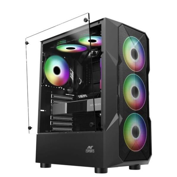 Ant Esports Chassis ICE-300 MESH Black ( Chassis Without Power Supply )