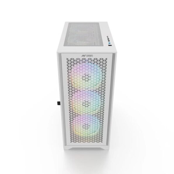 Ant Esports ICE-4000 RGB White ( Computer Chassis Without Power Supply )