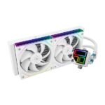 Thermalright Frozen Infinity 240 White Liquid CPU Cooler,Double PWM Fans with 2000RPM,Desktop CPU Aio Cooler