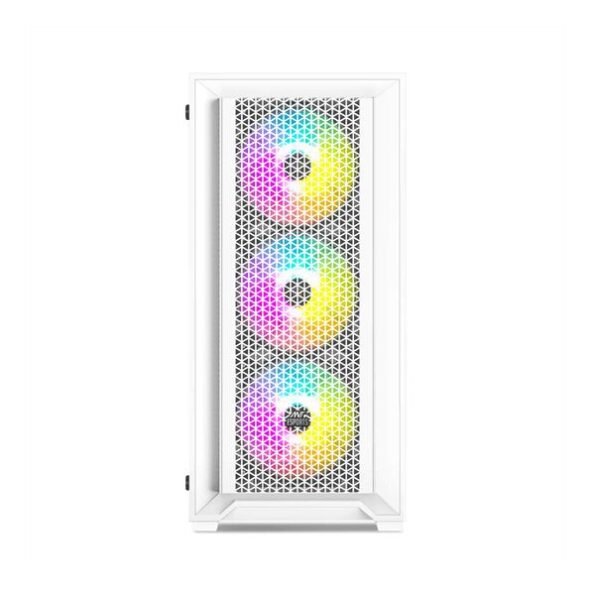 Ant Esports SX7 Auto RGB (ATX) Mid Tower Cabinet (White)