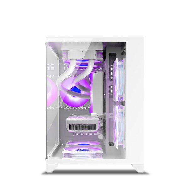 Ant Esports Chassis CRYSTAL Z2 White ( Chassis Without Power Supply )