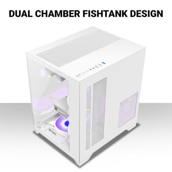 Ant Esports Chassis CRYSTAL Z2 White ( Chassis Without Power Supply )