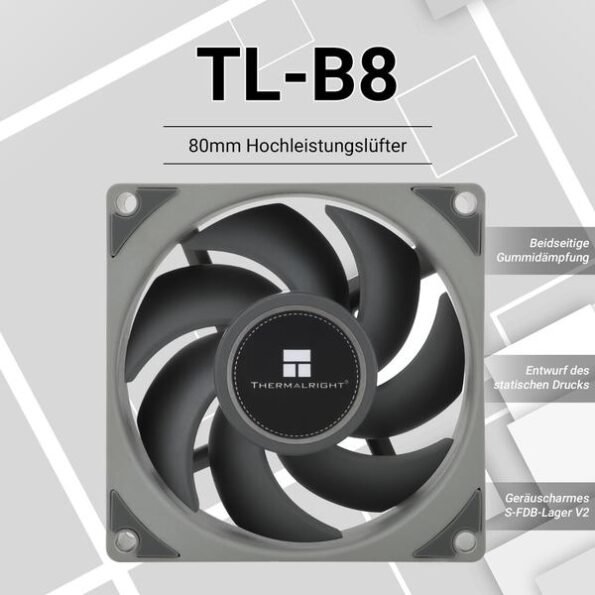 THERMALRIGHT TL-B8 CASE FAN