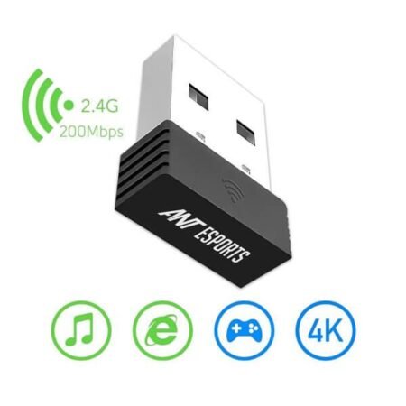 Ant Esports AE200M 150 Mbps USB 2.0 Wi-Fi  Dongle for Desktop Laptop PC I 2.4Ghz