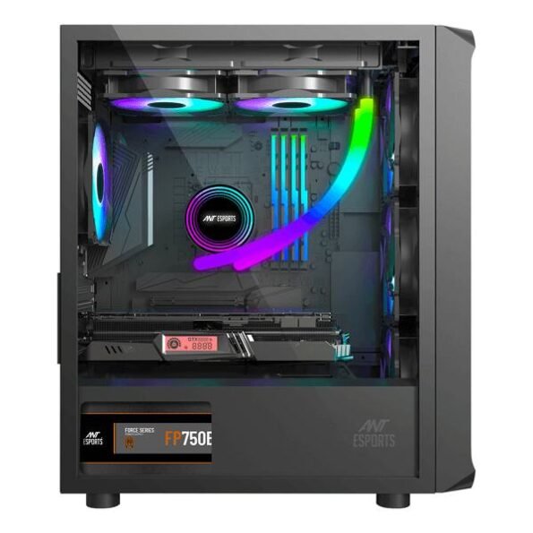 Ant Esports Chassis 205 MINI 6F Black ( Chassis Without Power Supply )