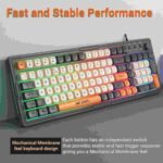 Ant Esports MK800 Pro Gaming Keyboard (Grey, Beige, Orange)5(1)