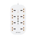 Ant Esports PS831 Power Strip with USB Ports (White) 1(1)