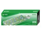 Ant Esports WKM33 Wireless Retro Keyboard and Mouse Combo (Apple green) 1(1)