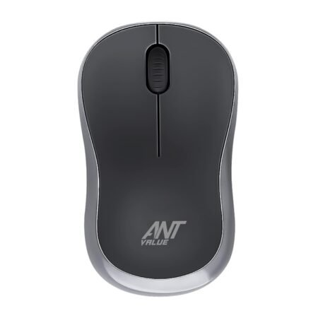 Ant Value FKAPU03/Silent Wireless Optical Mouse(2.4GHz Wireless,Black,silver)"