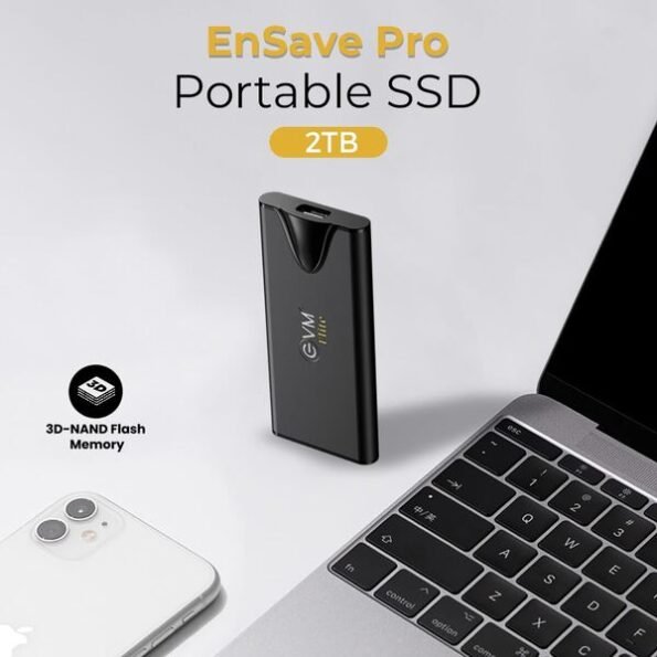 EVM ELITE ENSAVE PRO 2TB EXTERNAL SSD