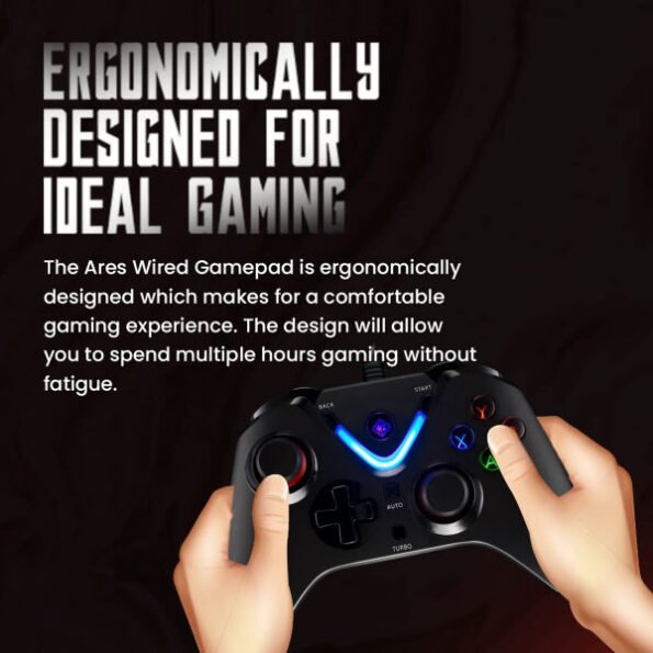 COSMIC BYTE ARES WIRED GAMEPAD BLACK
