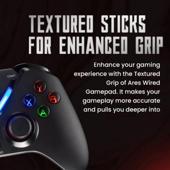 COSMIC BYTE ARES WIRED GAMEPAD BLACK