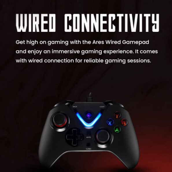 COSMIC BYTE ARES WIRED GAMEPAD BLACK