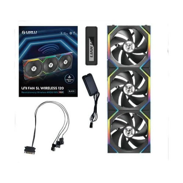Lian Li UNI FAN SL W..._imresizer Lian Li UNI FAN SL WIRELESS 120-3 12SL1W3B