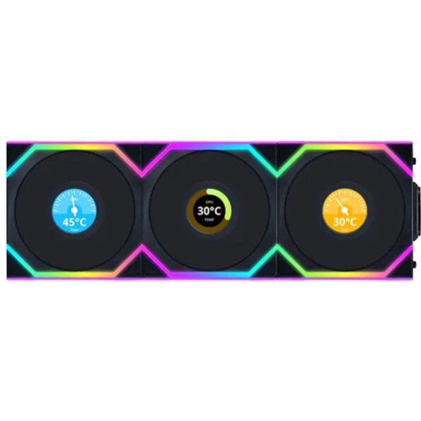 Lian Li UNI FAN SL WIRELESS LCD 12SLLCD1W3B