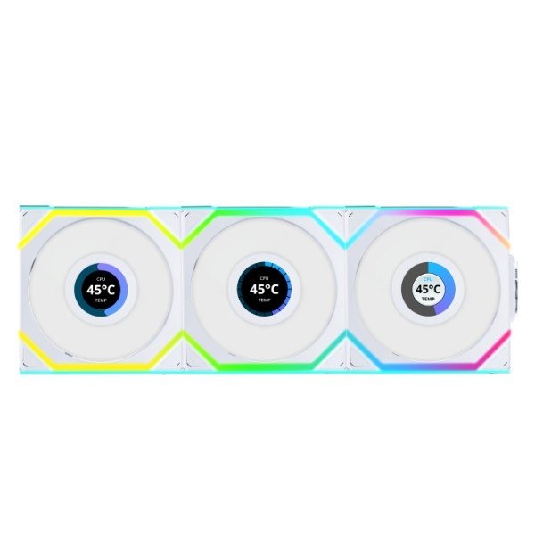 Lian Li UNI FAN SL WIRELESS LCD 12RSLLCD1W3W 1(1) Lian Li UNI FAN SL WIRELESS LCD 12RSLLCD1W3W