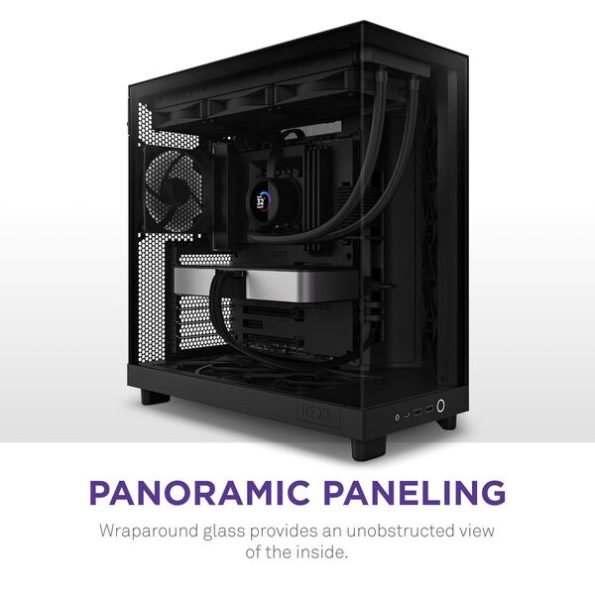 NZXT Chassis H6 Flow Compact Dual-chamber ATX Case
