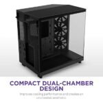 NZXT Chassis H6 Flow Compact Dual-chamber ATX Case 1(1)